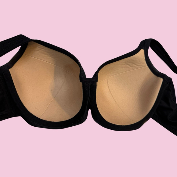 Soma Stunning Support Balconette Bra 34DDD Underwire Lace Adjustable Black - Picture 5 of 5